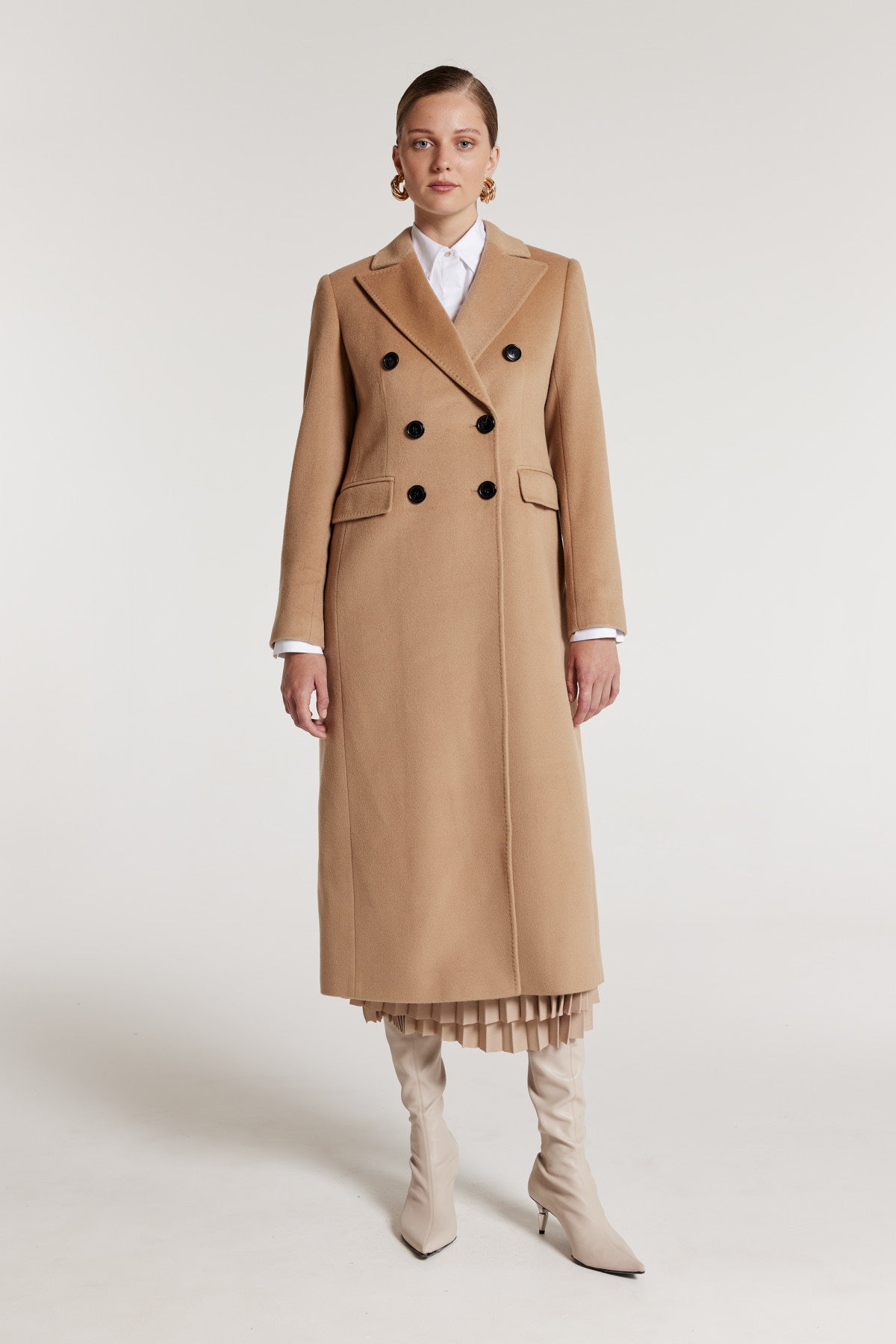 Tailored Coat - Camel-Perri Cutten