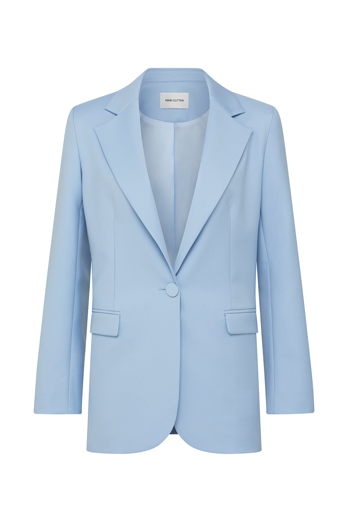 Burton Wool Jacket - Pale Blue-Perri Cutten