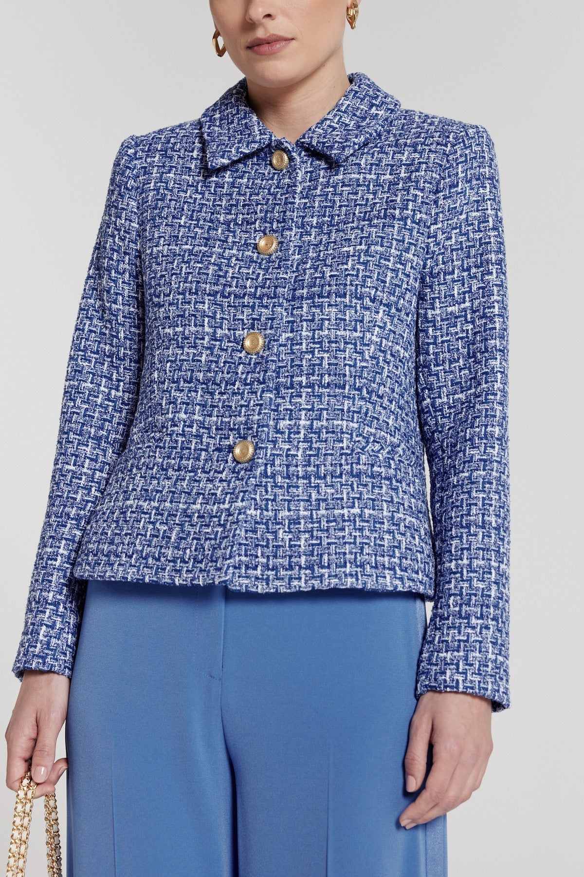 Mirka Jacket - Bluebell Tweed-Perri Cutten