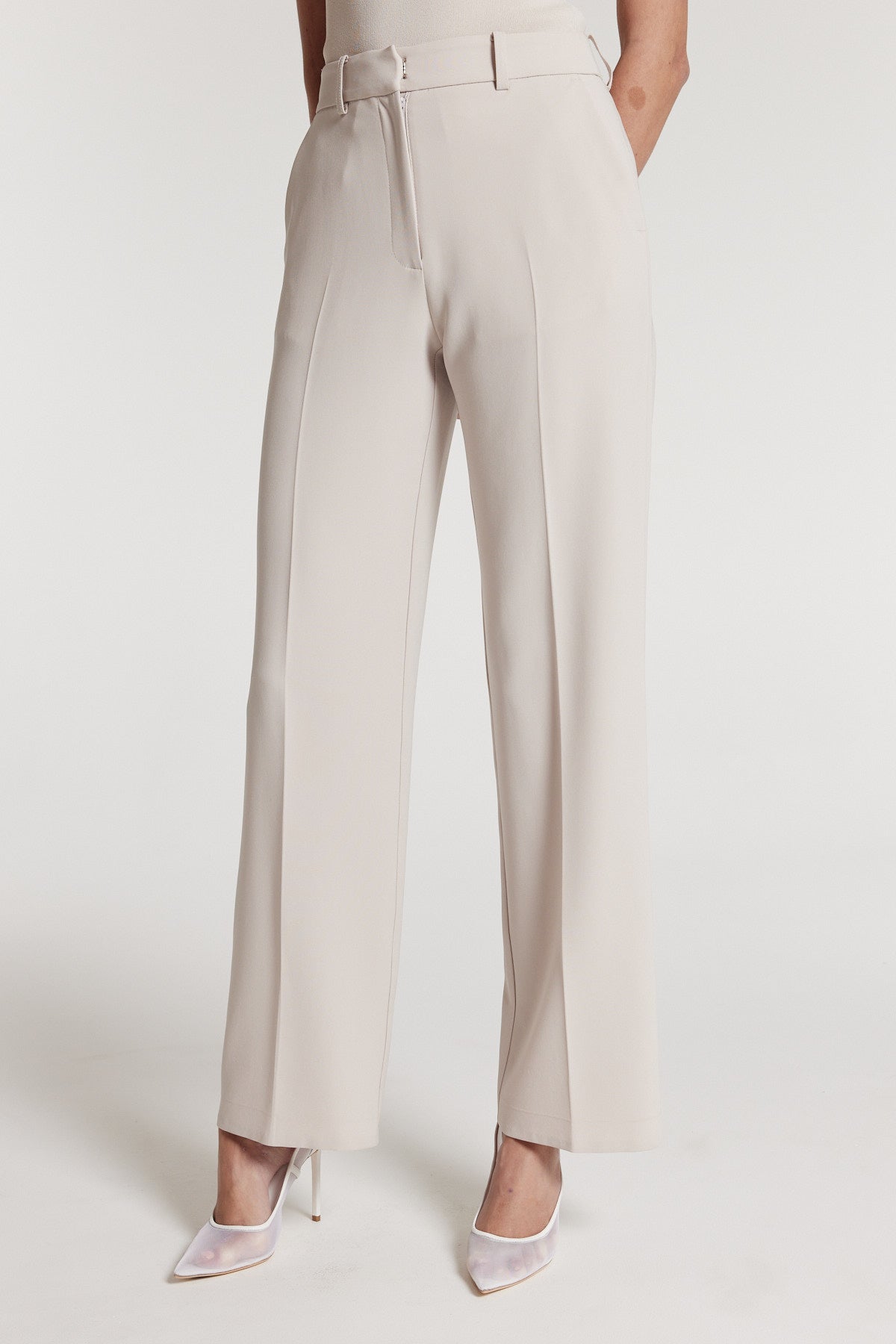 Manhattan Pant - Oyster-Perri Cutten