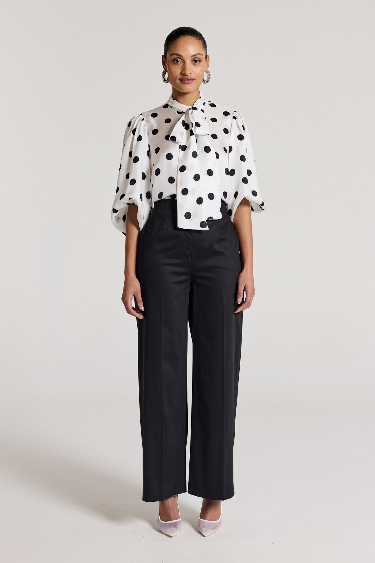 Finn Cotton Pant - Black-Perri Cutten