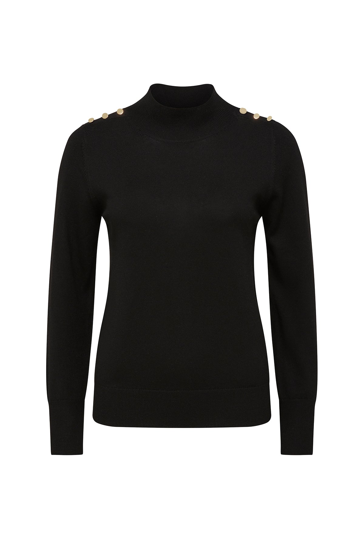 Merino Jumper - Black-Perri Cutten