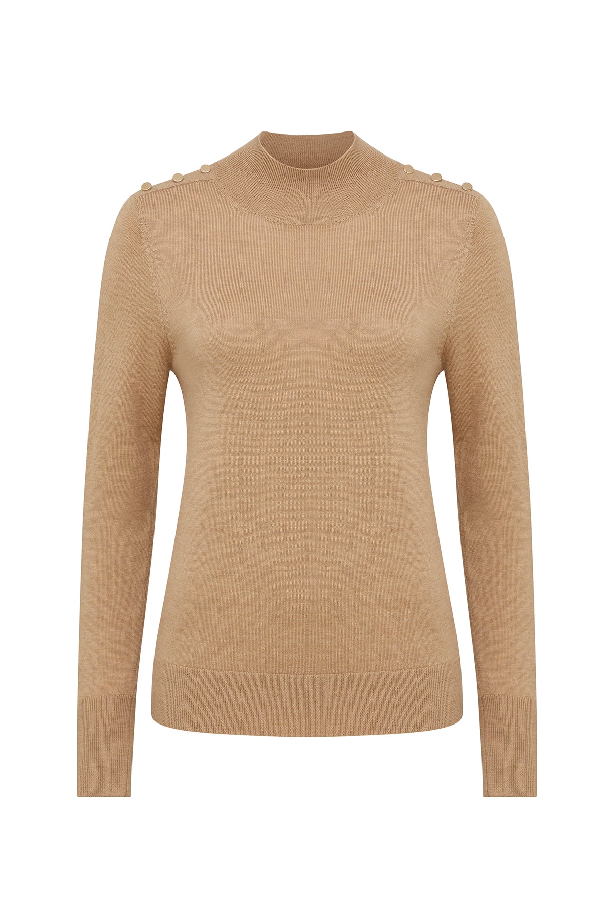 Merino Jumper - Wheat-Perri Cutten