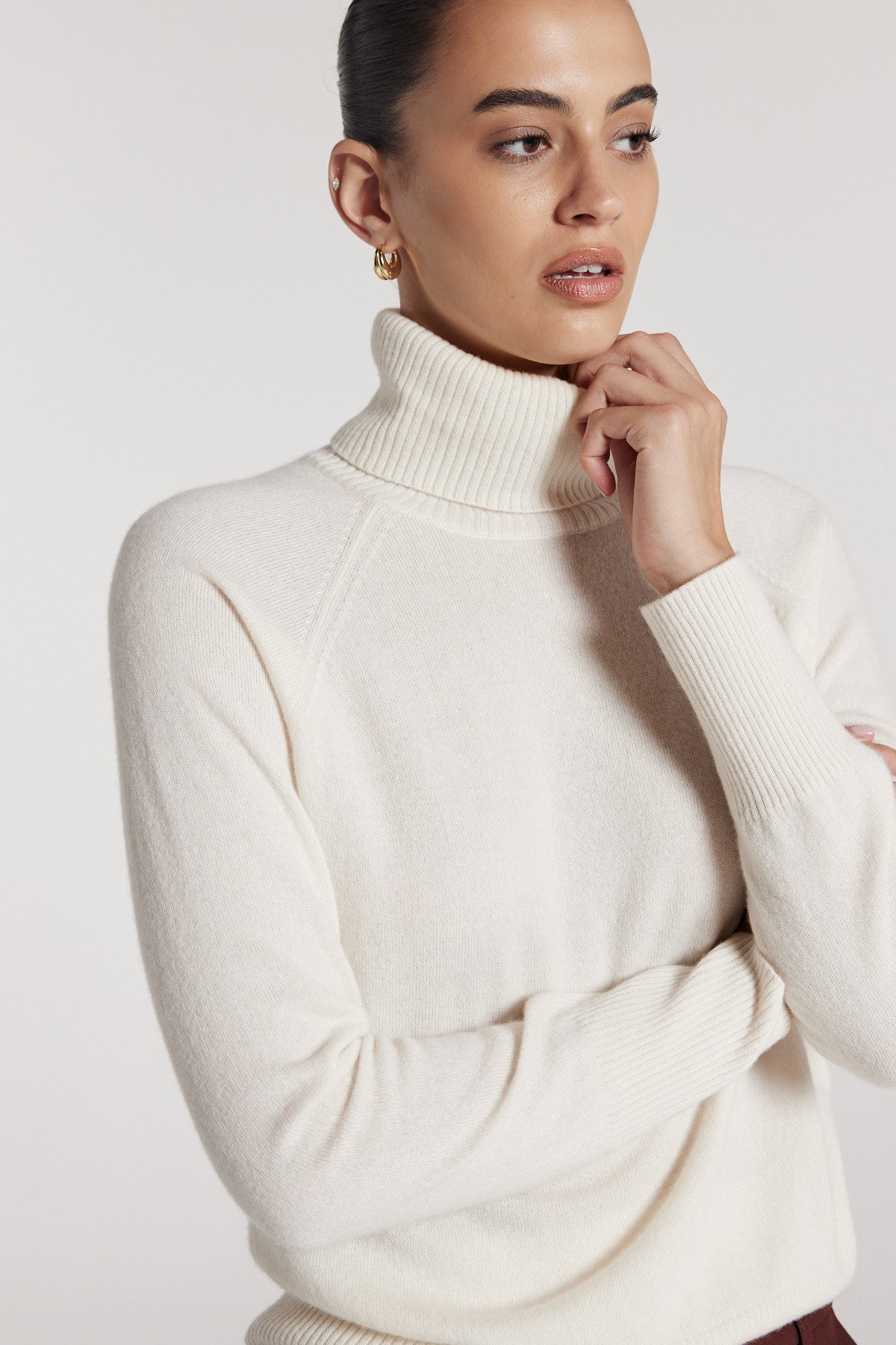 Carter Cashmere Jumper - Cream-Perri Cutten