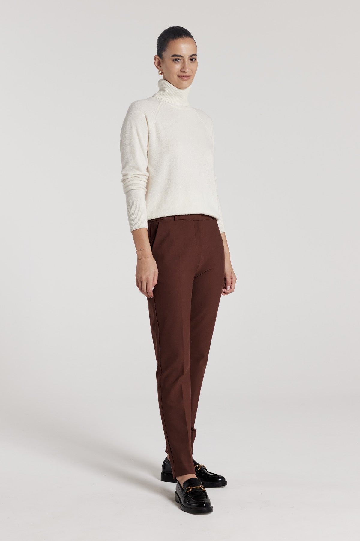 Carter Cashmere Jumper - Cream-Perri Cutten