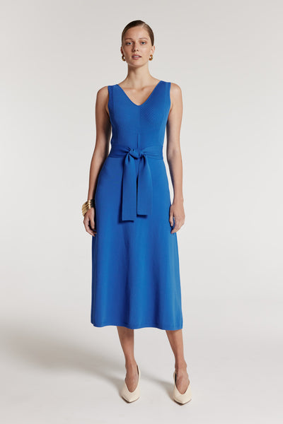 Francesca Knit Dress - Cobalt-Perri Cutten