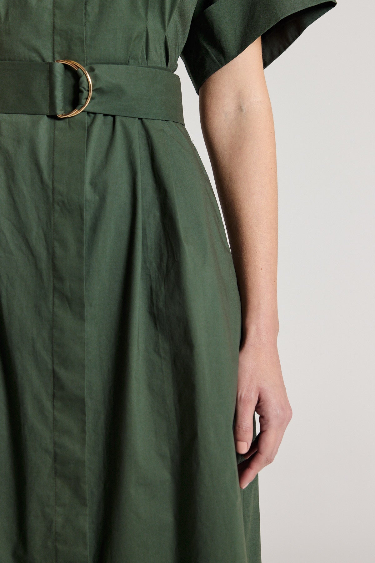 Clara Shirtmaker Dress - Olive-Perri Cutten