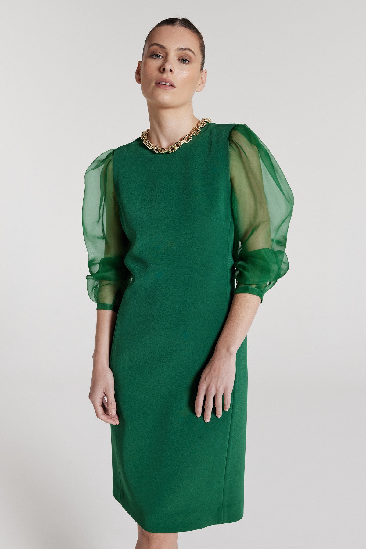 Livinia Dress Jewel Green Perri Cutten