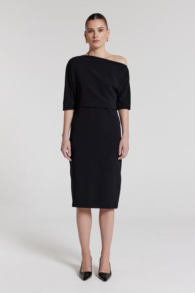 Symphony Dress - Black-Perri Cutten