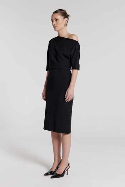 Symphony Dress - Black-Perri Cutten