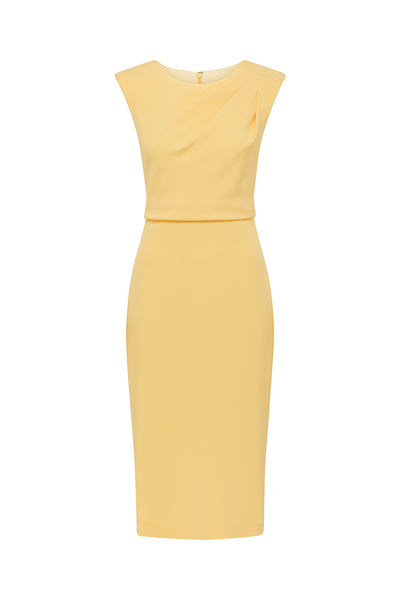 Ramona Dress - Yellow-Perri Cutten