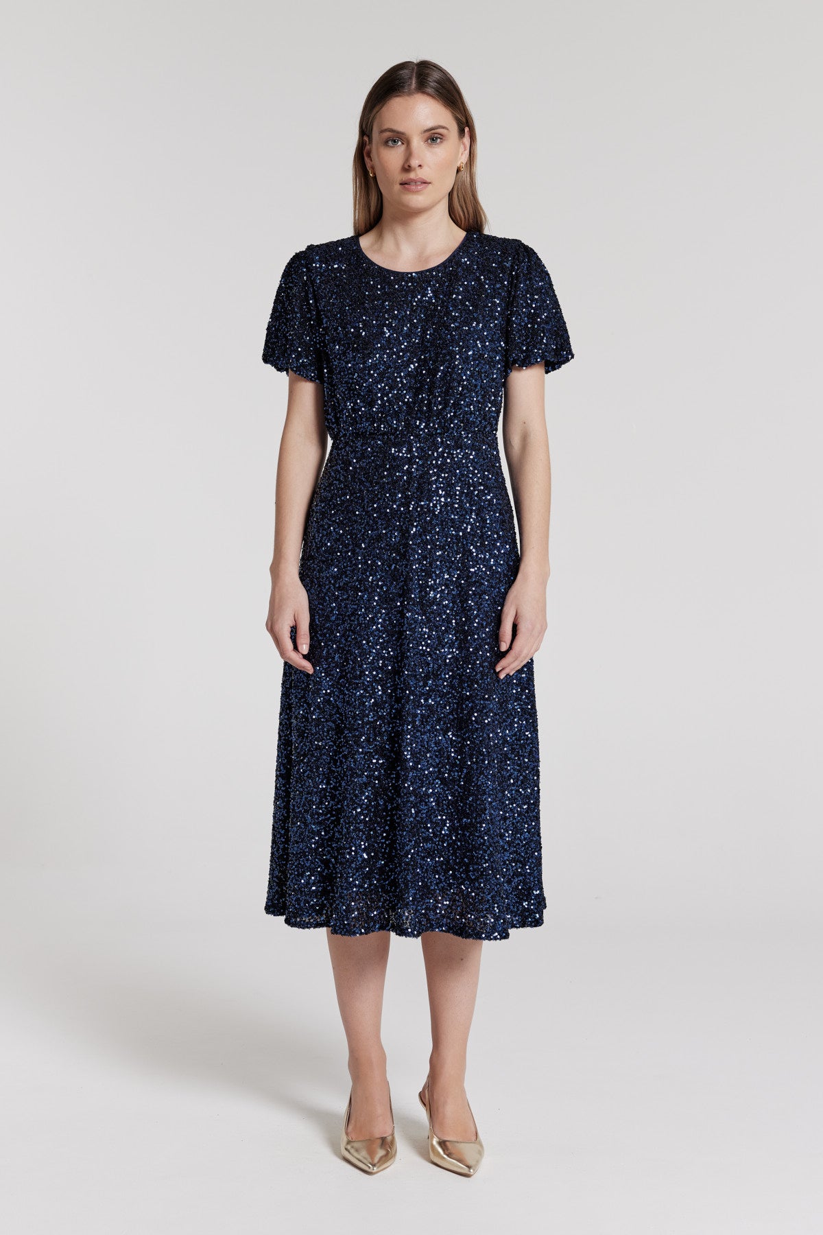 L'opera Dress - Navy-Perri Cutten