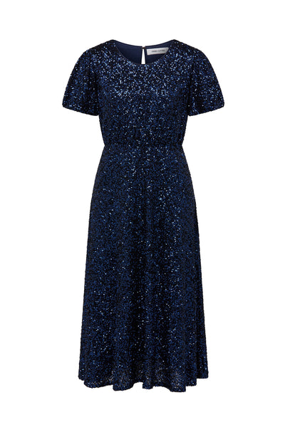 L'opera Dress - Navy-Perri Cutten