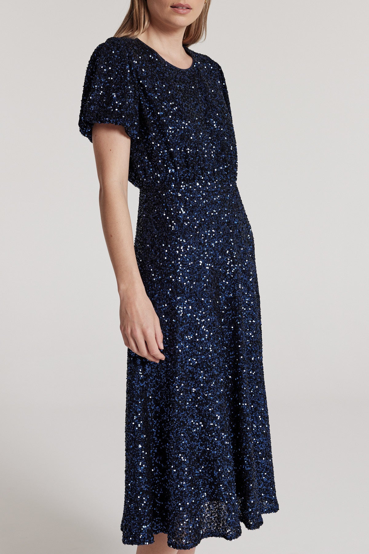 L'opera Dress - Navy-Perri Cutten