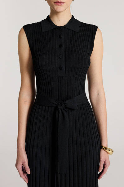 Chelsea Knit Dress - Black-Perri Cutten