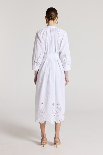 Chloe Dress - White-Perri Cutten