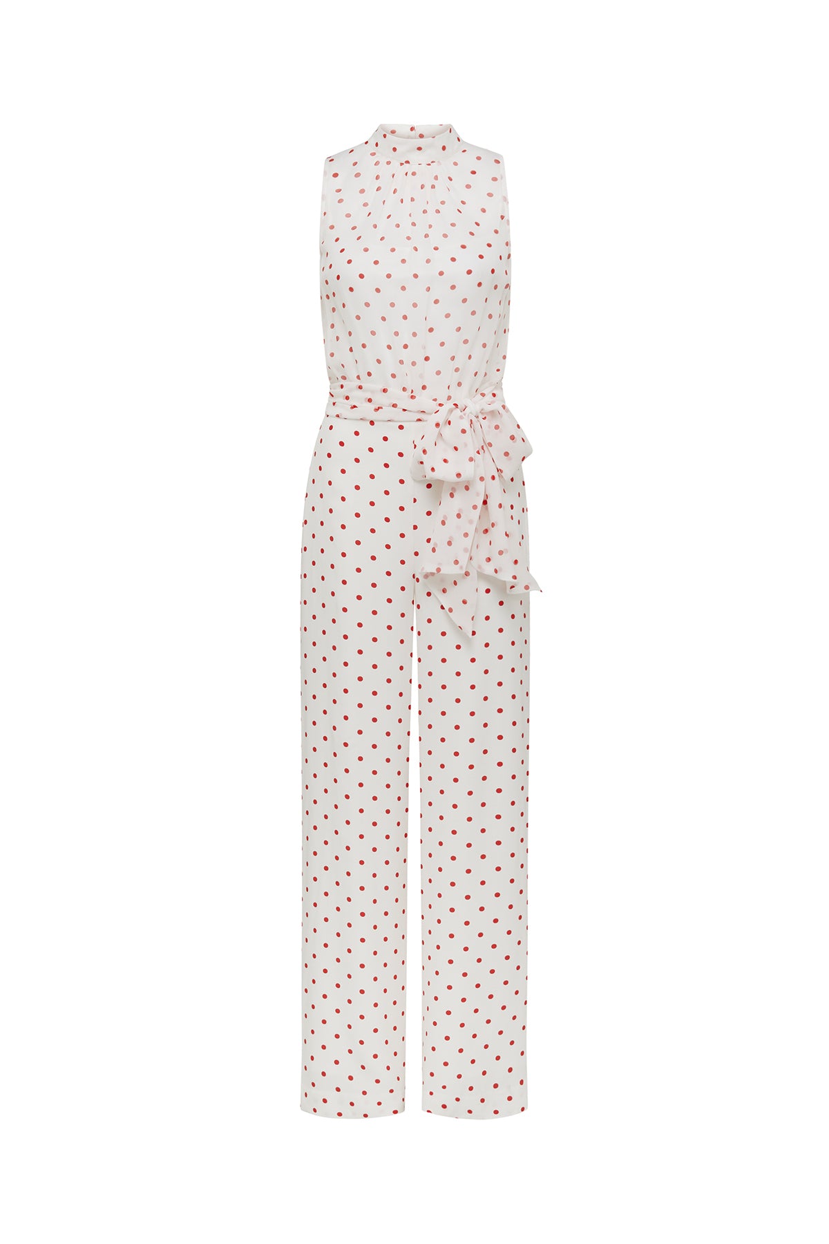 Mia Jumpsuit - White/Red-Perri Cutten