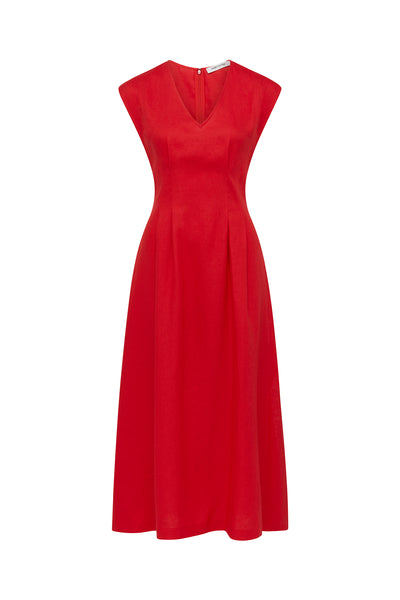 Lani Dress - Red-Perri Cutten