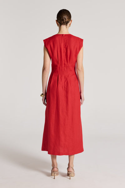 Lani Dress - Red-Perri Cutten