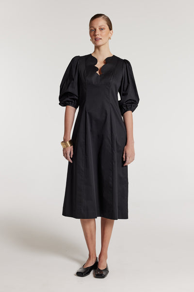 Eloise Dress - Black-Perri Cutten