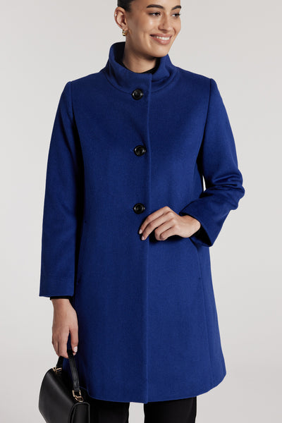 Rosa Coat - Bright Blue-Perri Cutten