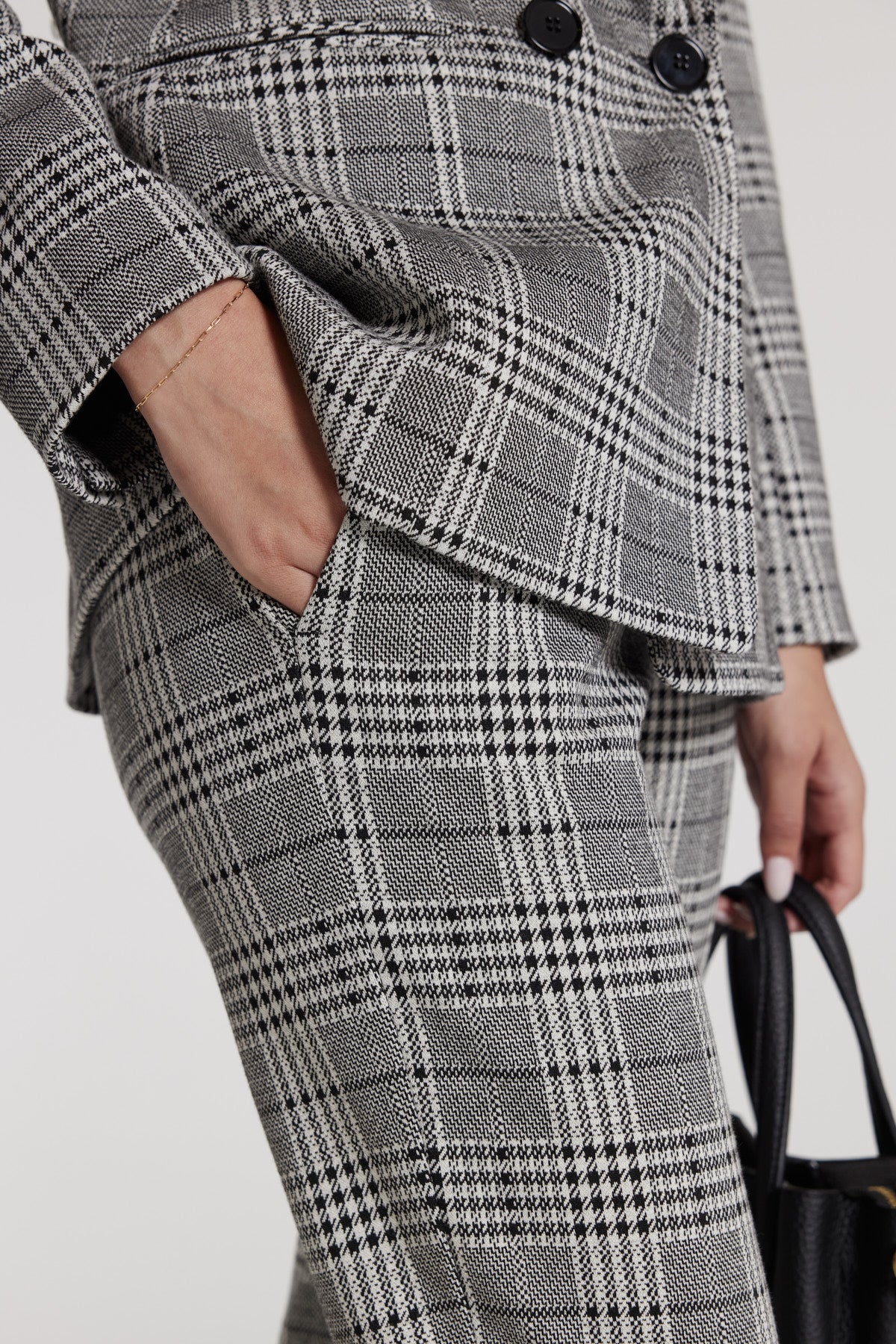 Beresford Pant - Black/White-Perri Cutten