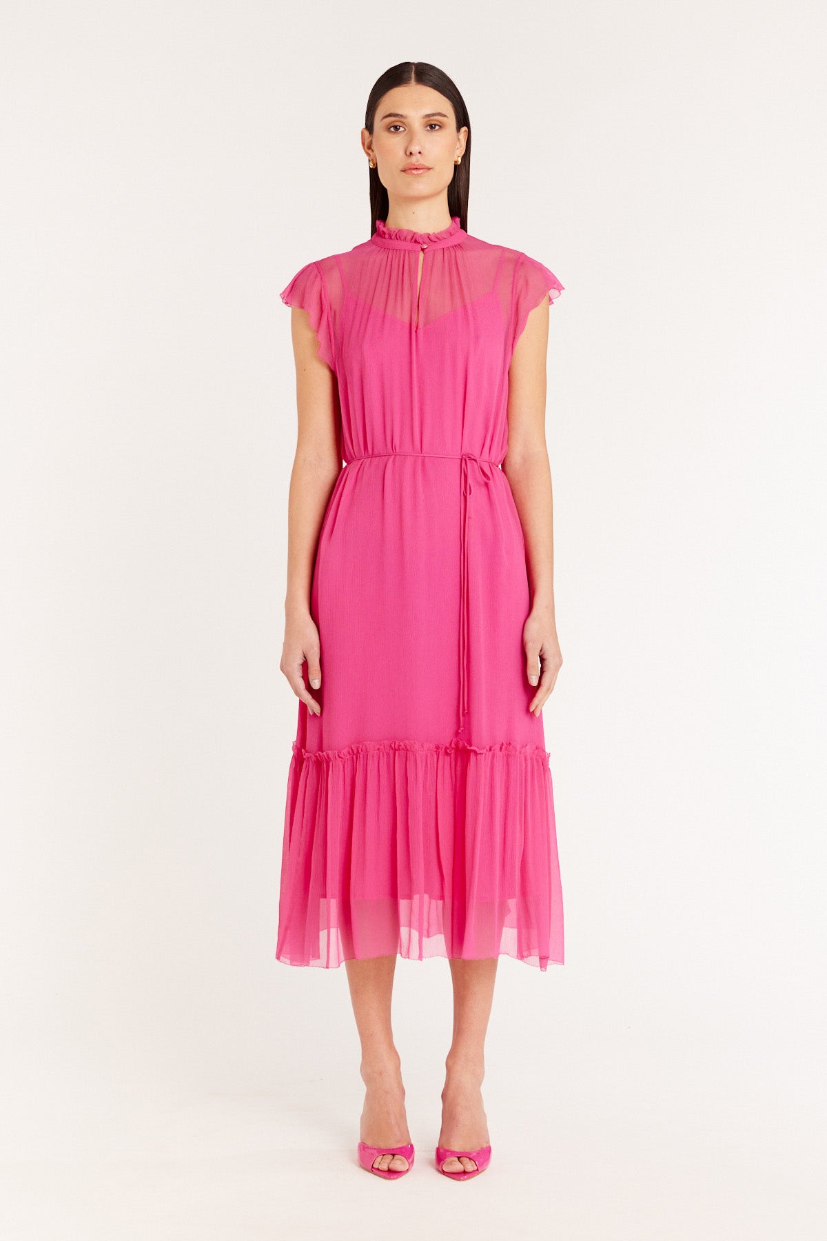 Lisbon Dress - Pink - Perri Cutten