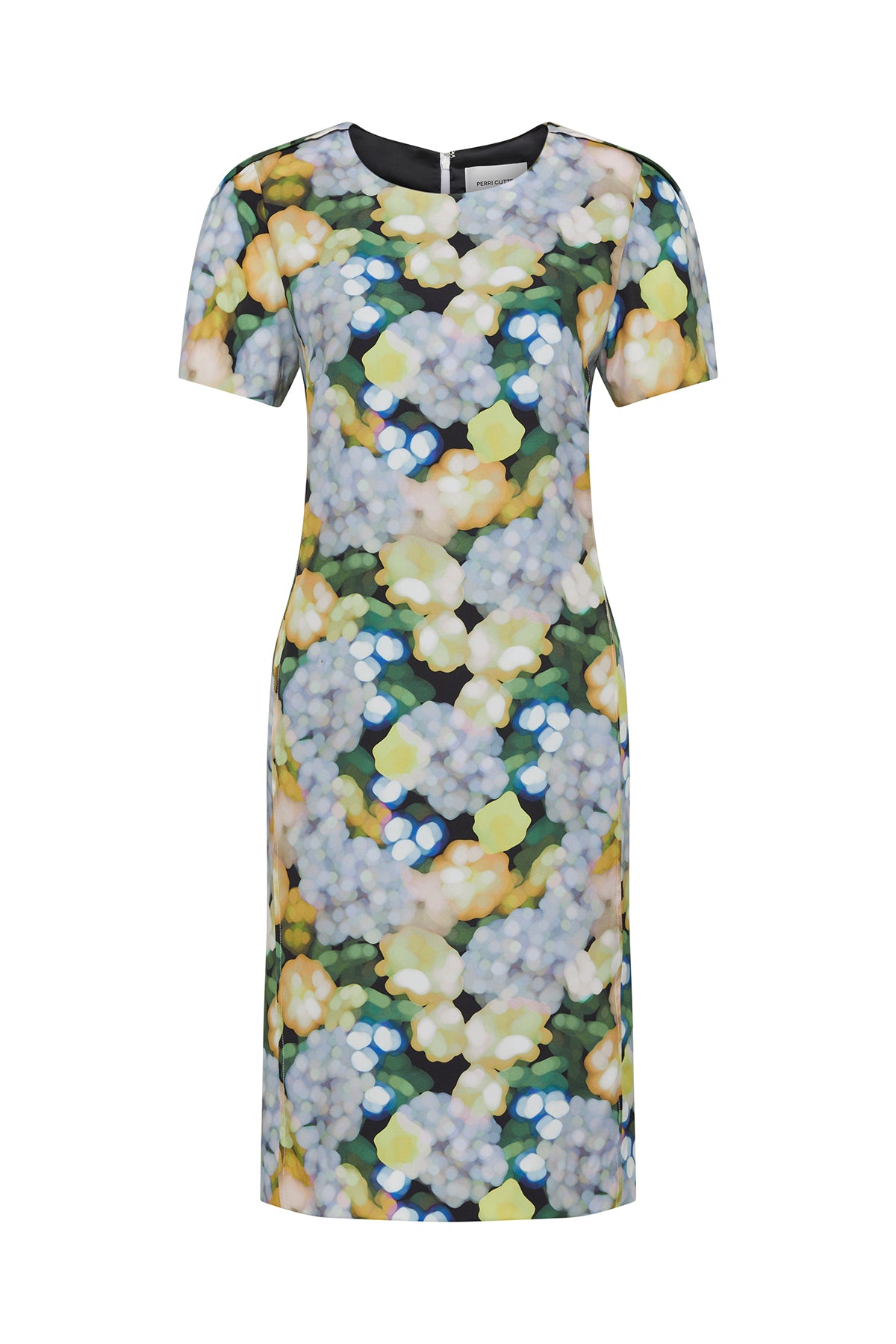Matisse Silk Dress - Green Bloom – Perri Cutten