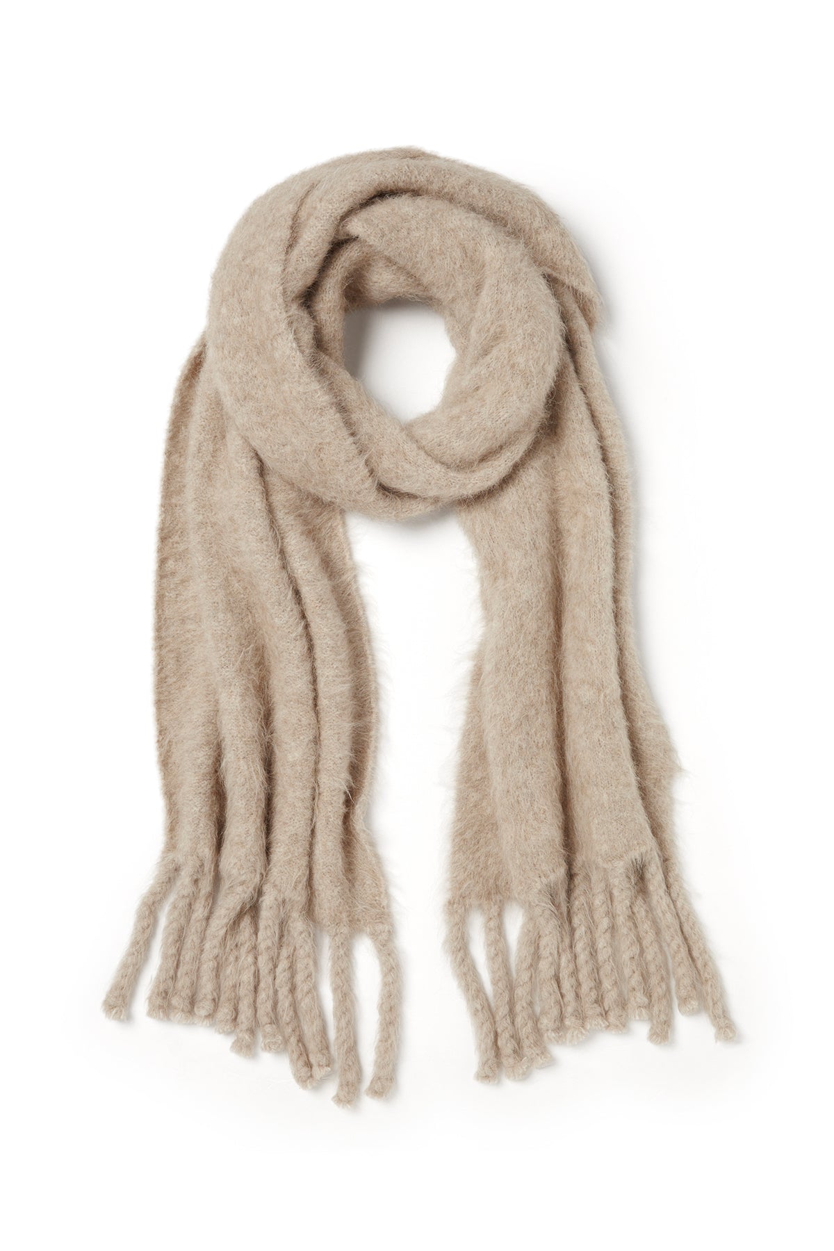 Luxe Alpaca Scarf - Biscuit - Perri Cutten